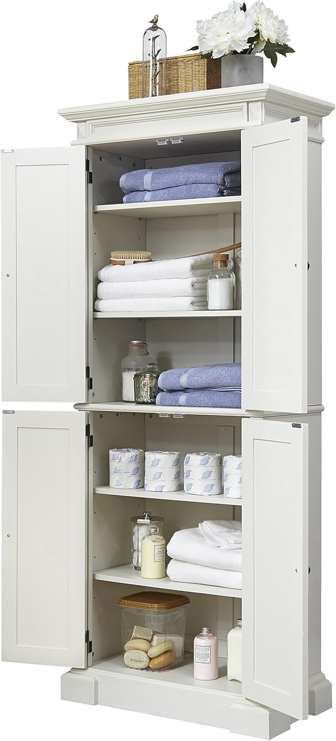Americana White Pantry by Home Styles: Furniture & Decor