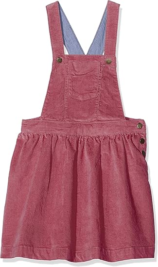 plum pinafore dress