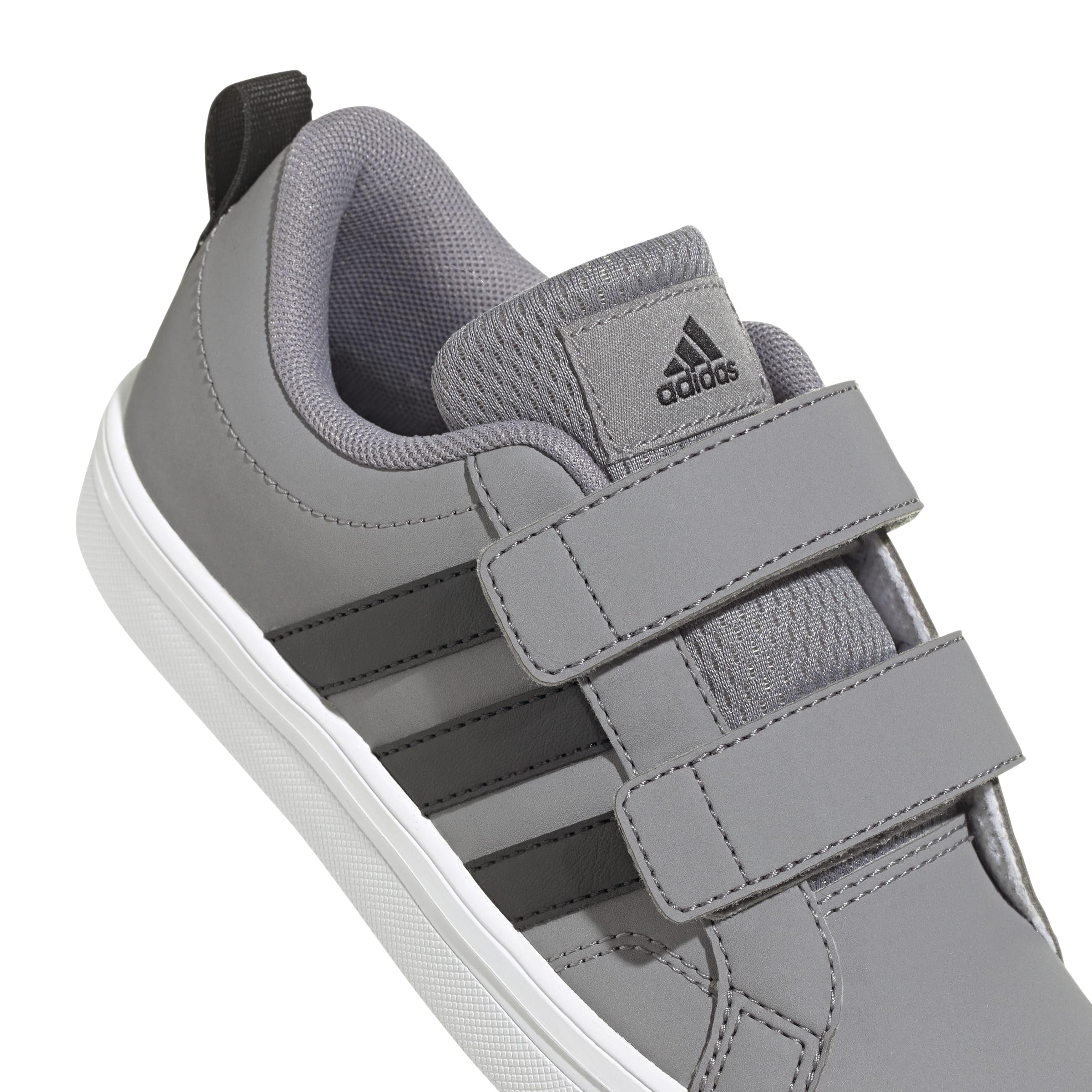 Adidas Unisex Kinder VS Pace 2.0 Hook and Loop Shoes Kids, Grey Three/core Black/Cloud White, 35 EU 4