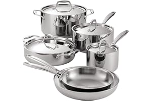 Tramontina 10-Piece Cookware Set Stainless Steel, 80116/248DS
