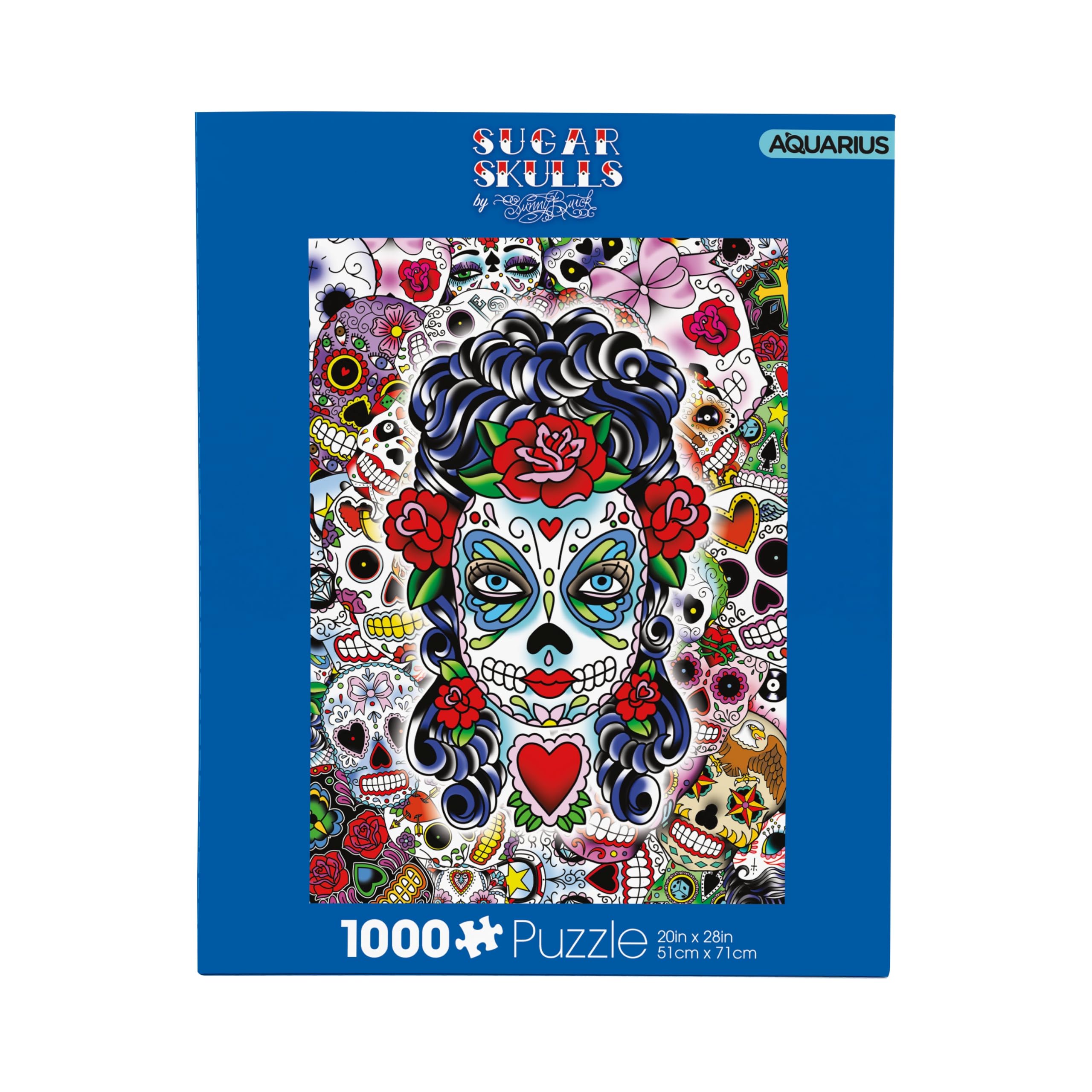NMR Distribution Sugar Skulls 1000 Piece Jigsaw Puzzle