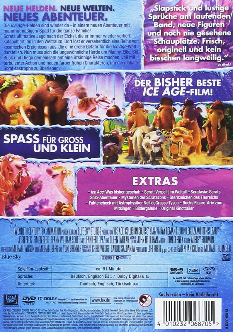 Amazoncom Ice Age 5 Kollision Voraus Movies Tv