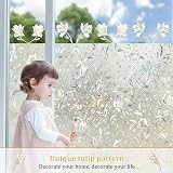 Lifetree Stained Glass Window Film 75x200cm Rainbow Privacy Self-Adhesive view 8