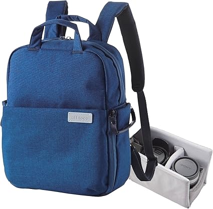 Amazon Co Jp エレコム Off Toco 2styleバックパック リュックサック タブレット収納ポケット カメラ収納インナー付 Sサイズ ネイビー Dgb S036nv カメラ