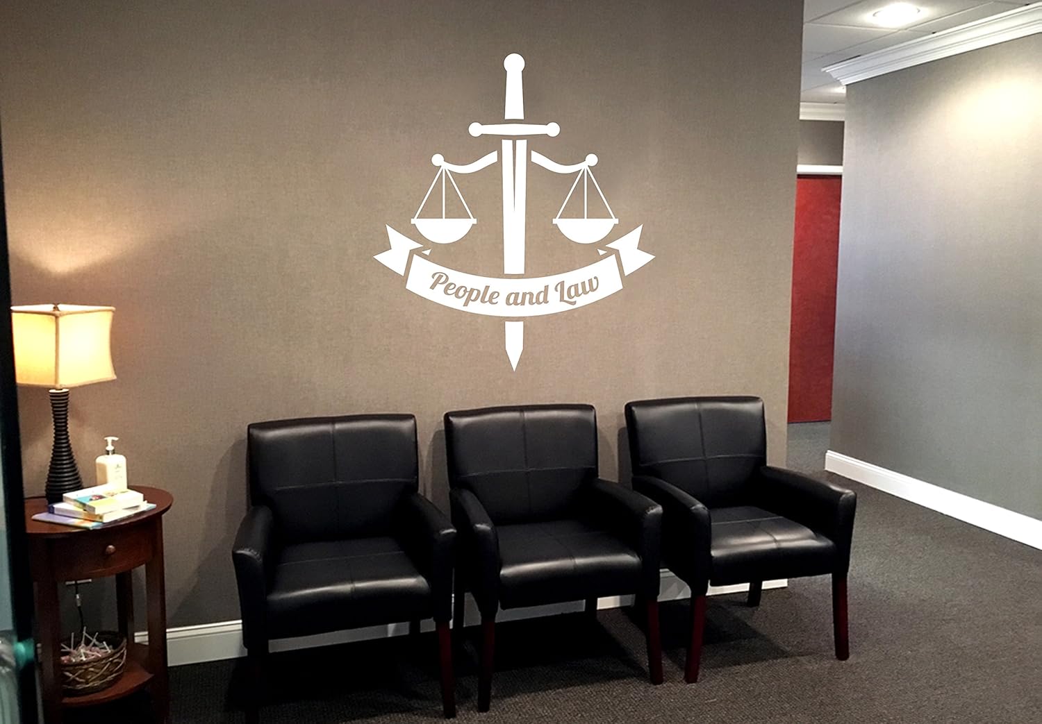 Amazon.com: Lawyer Wall Decal Lawyer Emblem Law Office Juridical