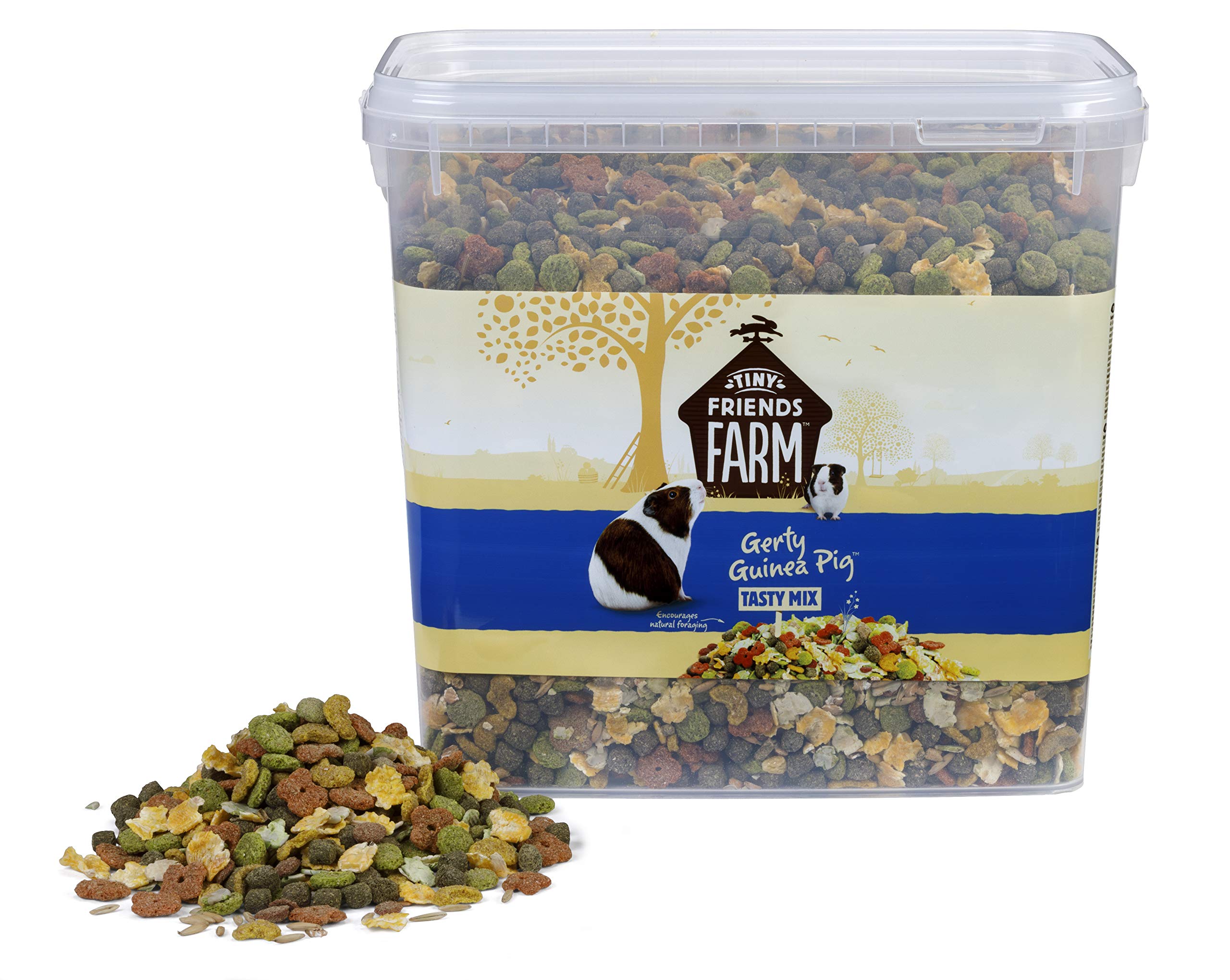 Supreme Petfoods Tiny Friends Farm Gerty Guinea Pig 10ltrs Bucket Various,4.5 kg (Pack of 1)