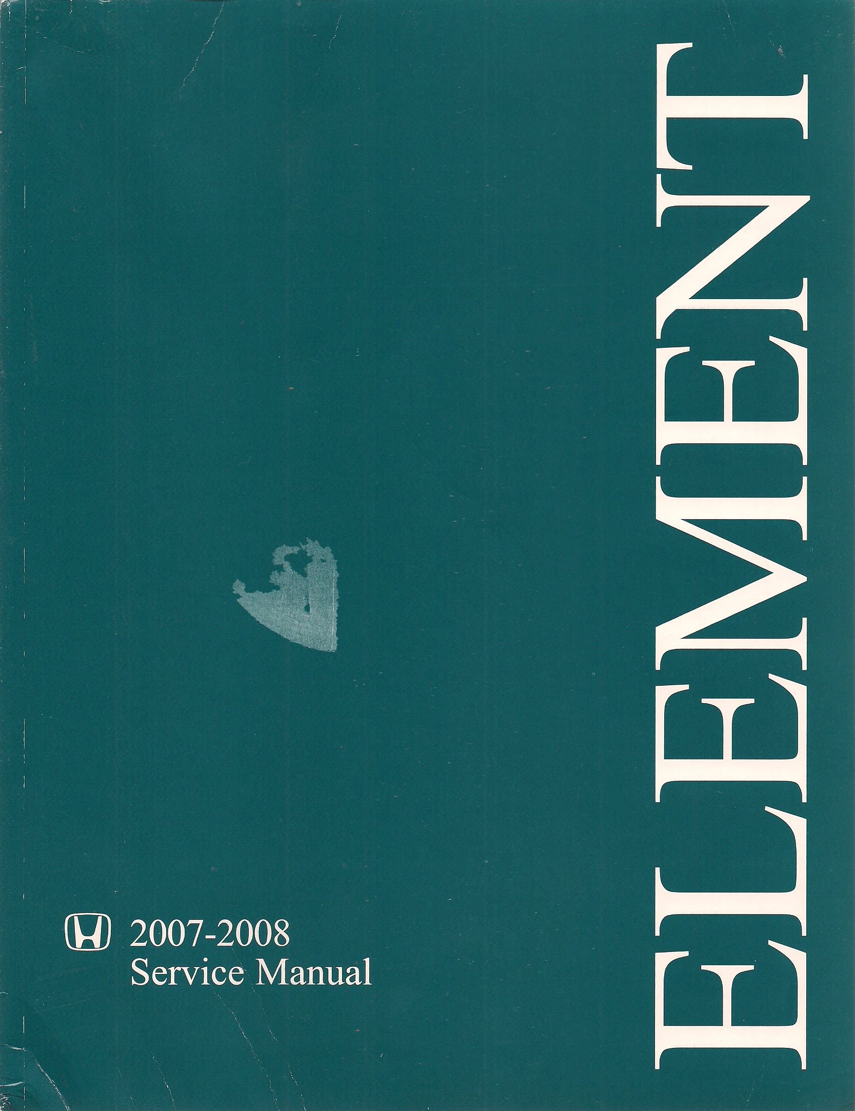 2007-2008 Honda Element Service Manual, Part Number 61SCV06 Paperback – 2007