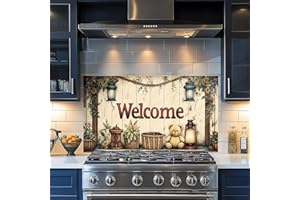 NYZE Kitchen Wallpaper Self Adhesive Oil Proof Sticker Waterproof Backsplash Wall Protector Film Removable Paper for Cupboard 30 X 16 inch