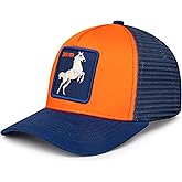 City-Flex Football Fan Patch Trucker Hat - Netted Snapback Baseball Cap with Team Design for Men & Women