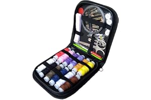 ALIMELT Sewing Kit DIY Sewing Supplies Organizer Filled Sewing Thread Sewing Needles Sewing Accessories Scissors Thimble Tape Measure Home Traveler