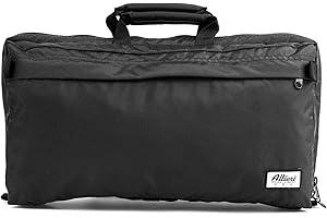 Altieri Black Flute Bag and Piccolo Combo Compact Traveler Case - Premium Flute and Piccolo Protection, Weather-Resistant, and Stylish Design for Musicians