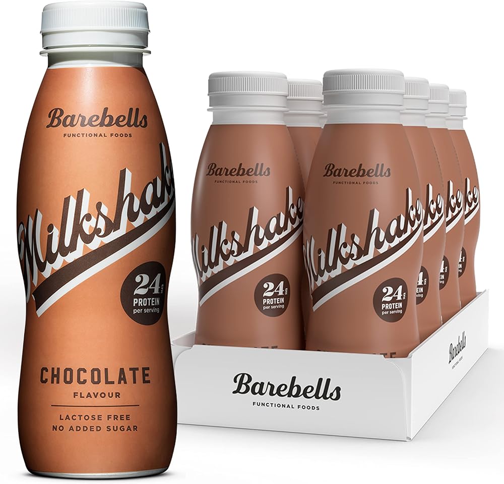 Barebells Protein Shake Chocolate 24g Lactose Free Ready to Drink 8x330ml