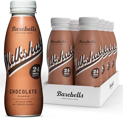 Barebells Protein Shake Chocolate 24g Lactose Free Ready to Drink 8x330ml