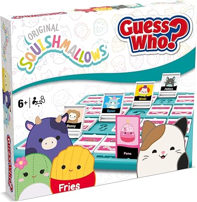 Winning Moves Squishmallows Guess Who Board Game Ages 6 Up Brand New