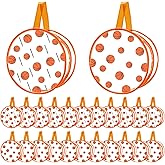 SilTriangle 24 Pcs Basketball Clear Makeup Bag with Zipper Bulk Sport Goodie Clear PVC Pouch Organizer Waterproof Travel Handbag Case for Woman Team Gifts Birthday Decorations Supplies