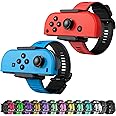 Upgraded Wrist Bands for Just Dance 2025 2024 2023 2022 2021 Switch and for Zumba Burn It Up, ZAONOOL Soft Dance Straps for Nintendo Switch & Switch OLED Joy Con Controller, 2 Pack for Adults and Kids