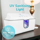 BooBoo Baby Wipe Warmer with UV Sanitiser Night Light Large Dispenser view 5