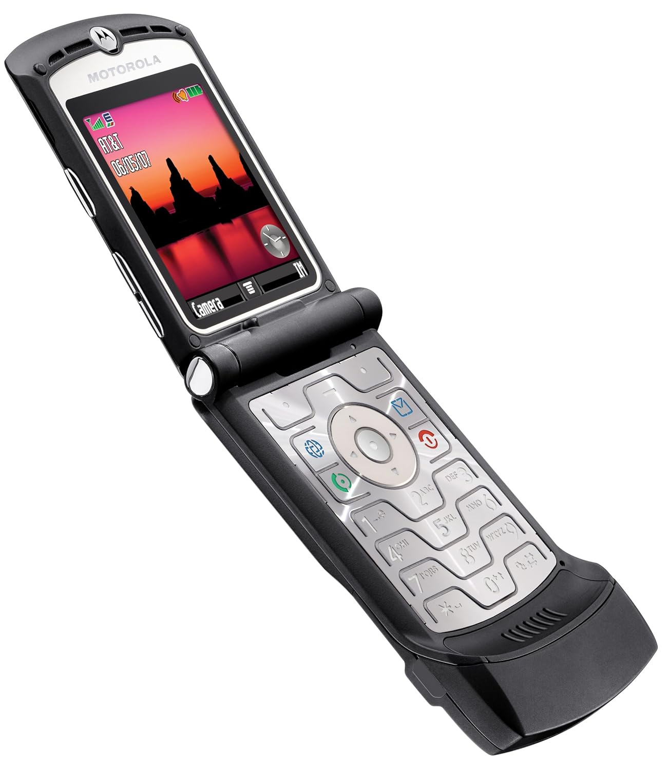 Amazon.com: Motorola RAZR V3 Black Phone (AT&T): Cell Phones & Accessories