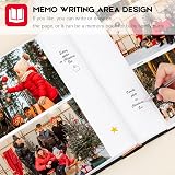 Niselity 7x5 Photo Album Linen Cover 240 Pockets Writing Space view 4