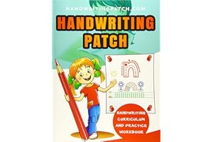 Handwriting Patch: Handwriting Curriculum and Practice Workbook: Students learn handwriting while learning to draw - Handwriting Practice for Kids: Exercises for Kindergarten/Preschool