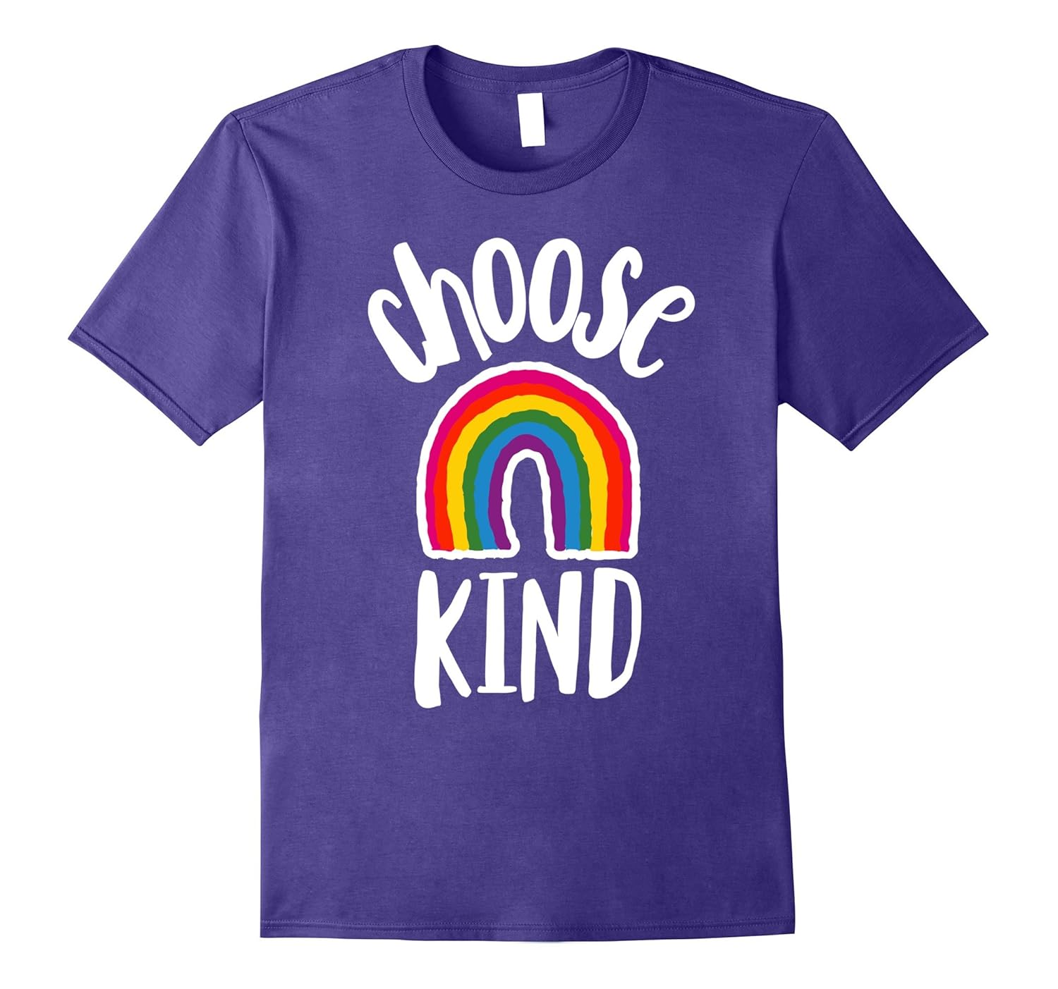 Choose Kind LGBT Rainbow Bold Anti-Bullying Gift T Shirt-Rose