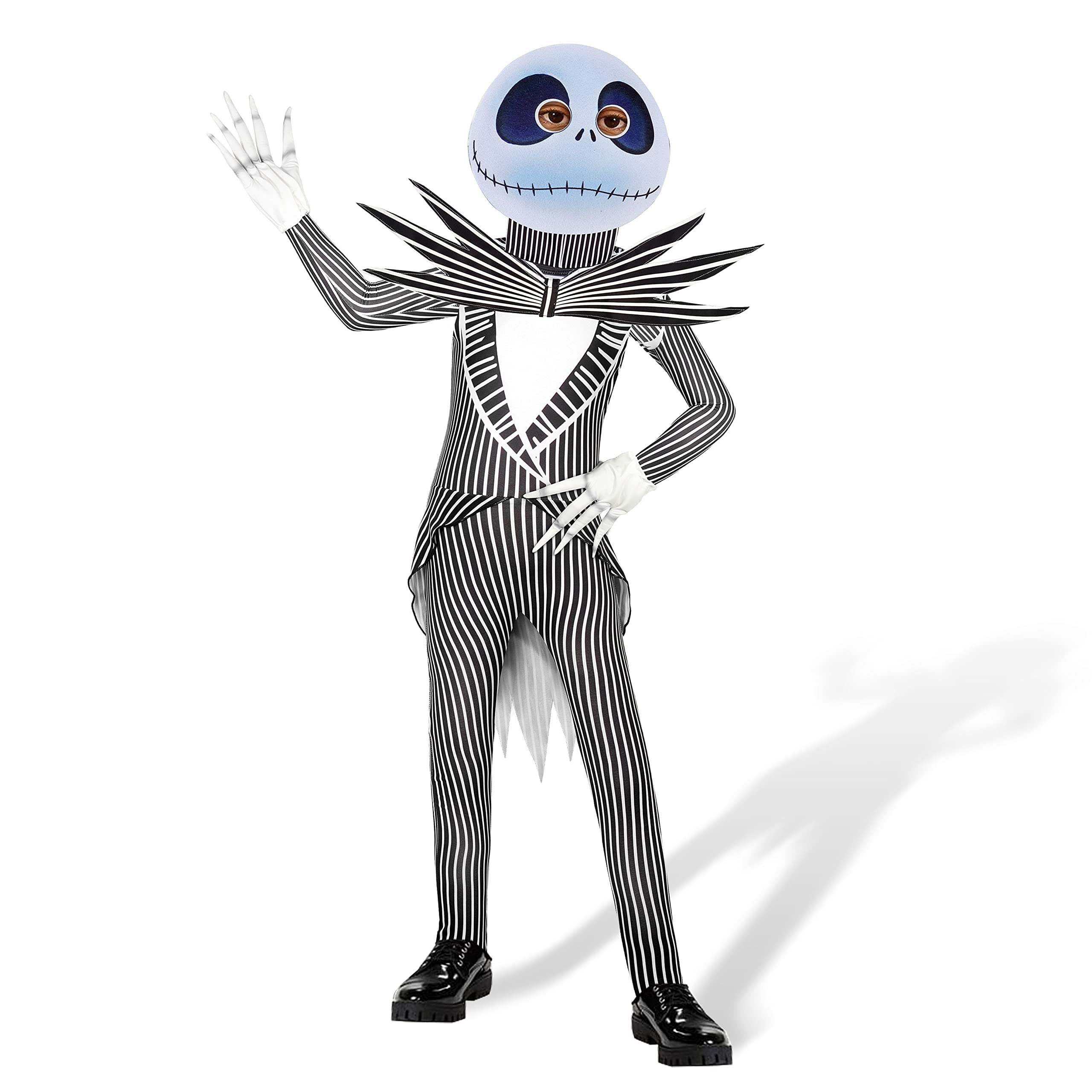 Photo 1 of Byriady Jack Skellington Before Christmas Halloween Sally Halloween Costume with Cosplay Outfit Mask and Gloves
