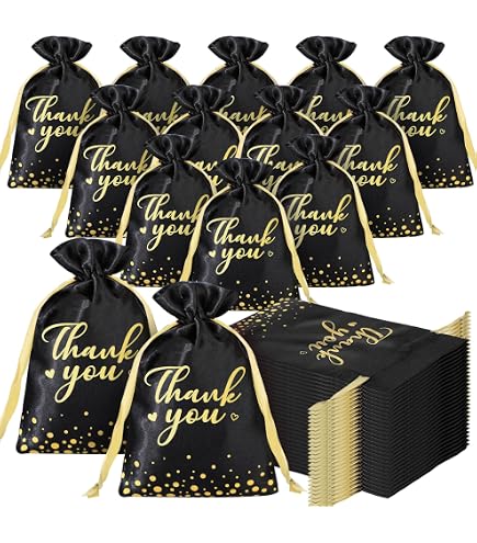 Ankirol 100pcs Eyelash Organza Wedding Favor Bags Luxury Jewelry...