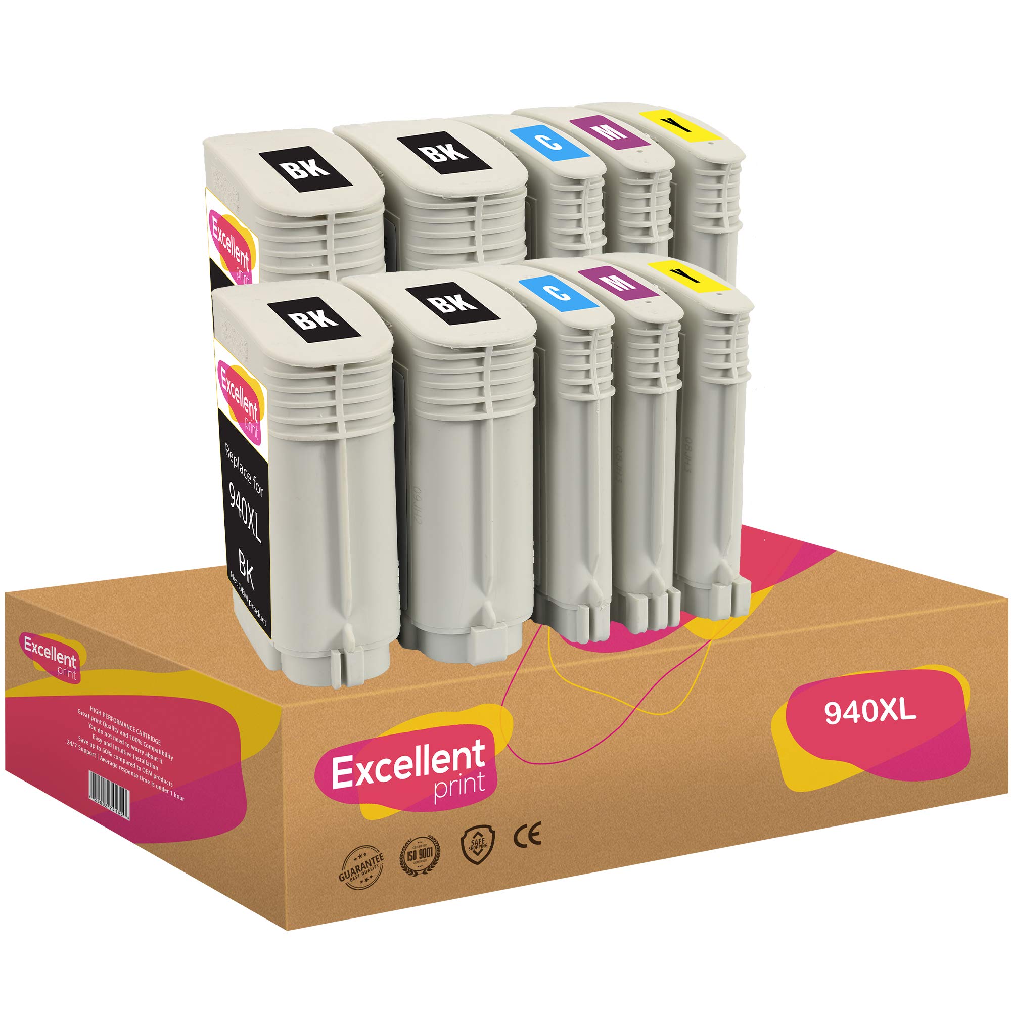 Excellent Print 940XL 940 XL Compatible Ink Cartridges for HP Officejet Pro 8000 8500 8500A 8500A