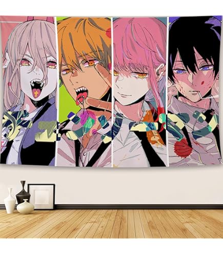 Amazon.com: Tapestry Chainsaw Man6 Reze Tapestries Wall Room Decor