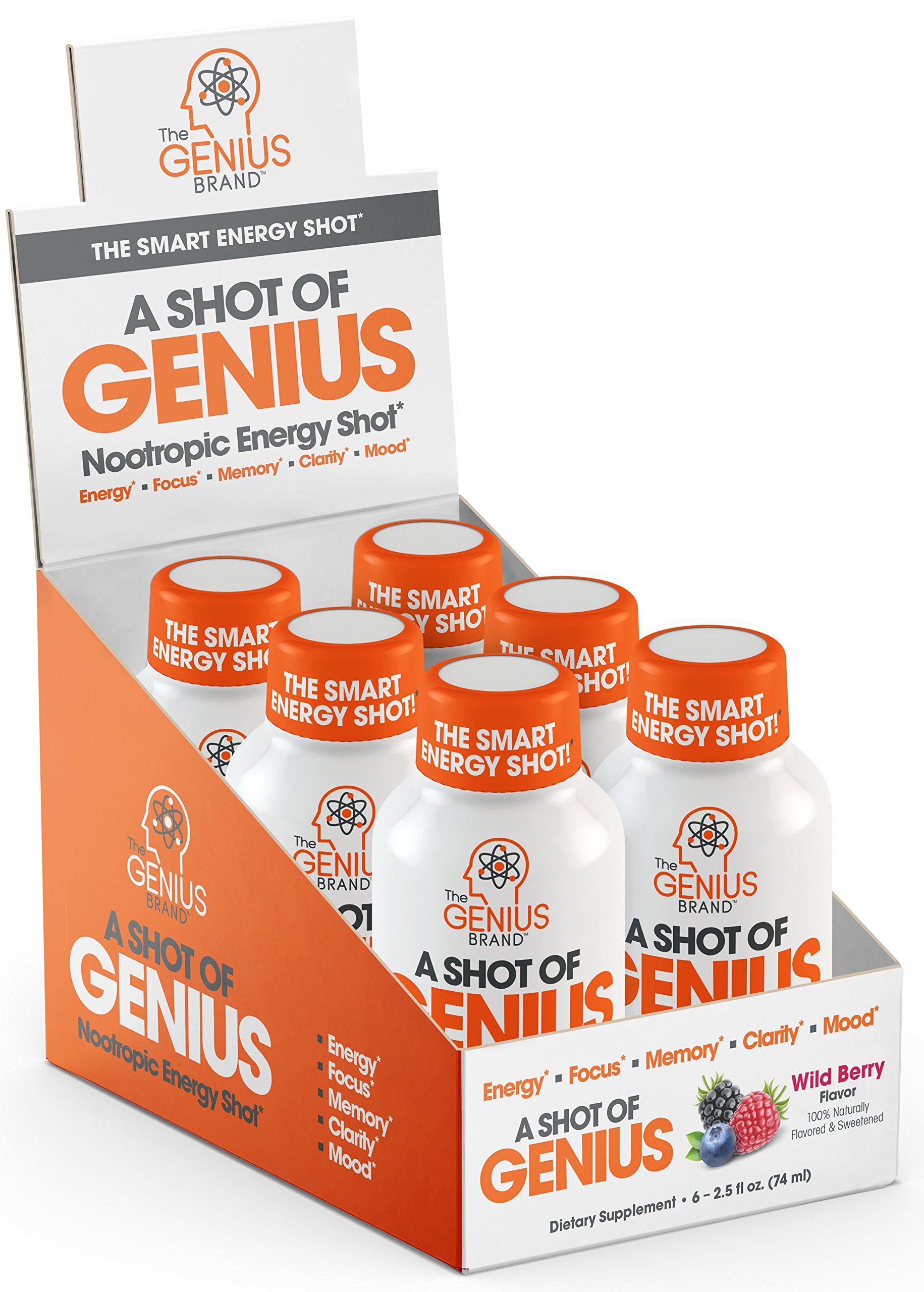 Bazi All Natural Energy Drink 12 Pack 2.5 oz Liquid