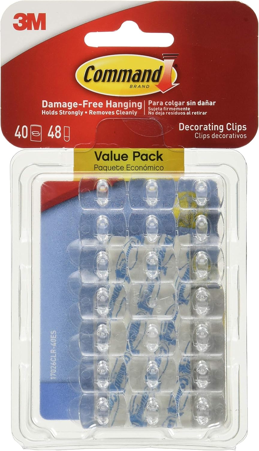 Command Decorating Clips, Clear, 40Clip Amazon.ca Tools & Home