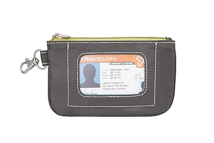 Travelon Safe Id Daisy Id Pouch, Einheitsgröße Zinn