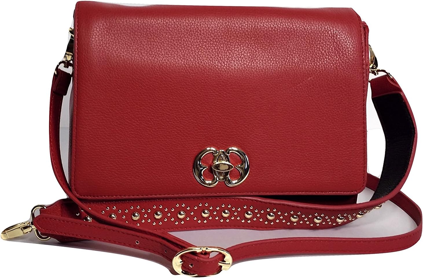 Emma Fox Diva Boxy Leather Shoulder Bag and Clutch