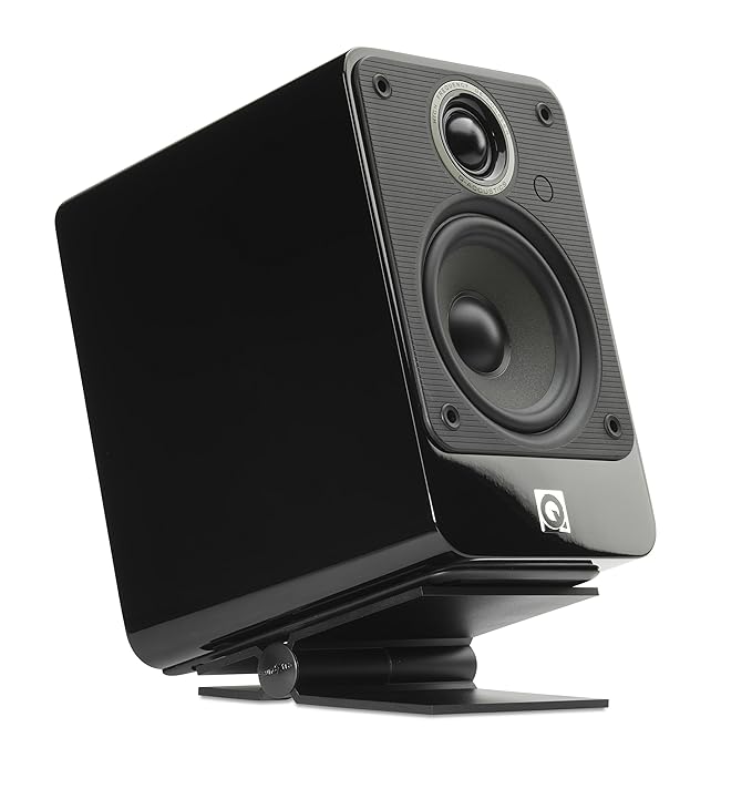 SoundXtra Small Universal Desk Stand for Speaker Black (Pack of 2) Amazon.co.uk HiFi & Speakers