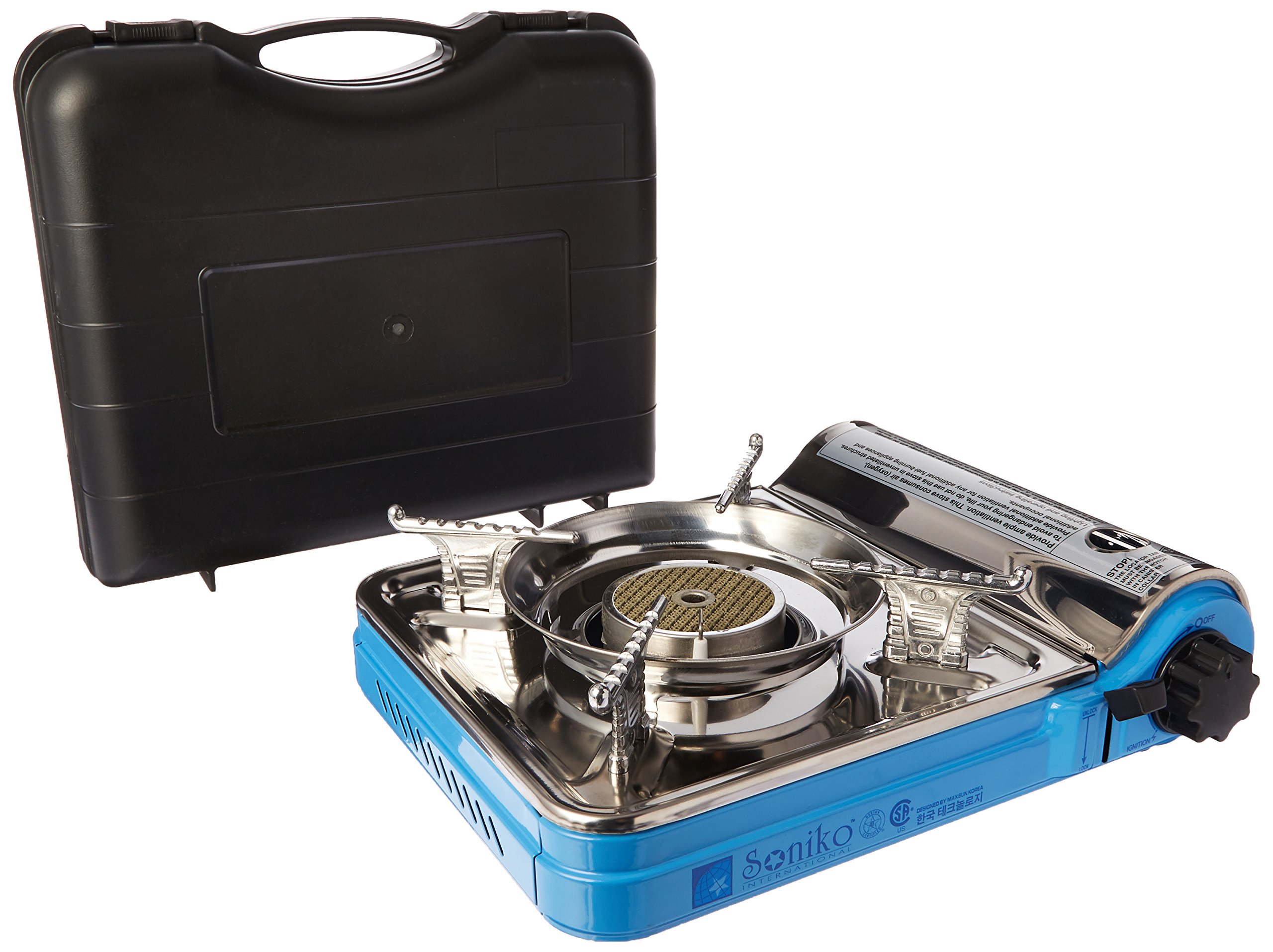 Buy M V Trading Deluxe Portable Butane Stove Free Carry Case Online At 