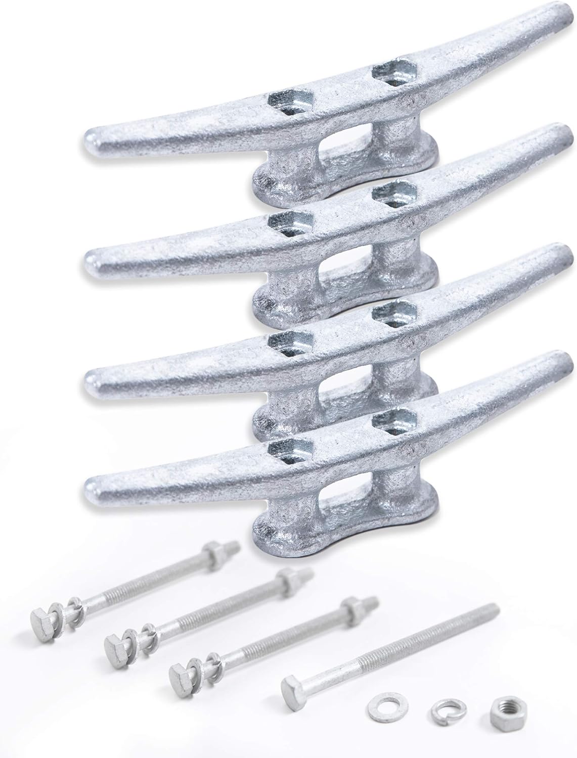 VR Business RD Galvanized Boat Dock Cleats 6 inch 4 Pack