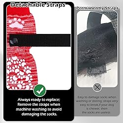 EXPAWLORER Anti Slip Dog Socks to Prevent Licking