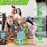 ToyUnited 200Pcs Magnetic Blocks Educational STEM Building Tiles Kids 3-10 view 6