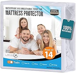 Utopia Bedding Waterproof Mattress Protector Twin