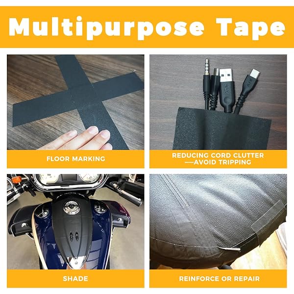 SWRT GAFFERS TAPE 2 INCH X 30 YARDS, 2 PACK (60 YARDS TOTAL), 11 MIL GAFFER TAPE BLACK, MATTE STAGE TAPE WITH STRONG ADHESION, RESIDUE-FREE REMOVAL, NON REFLECTIVE FOR PHOTOGRAPHY, FILM, FLOOR MARKING