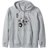susuwatari colors Unisex Adult Green Anime Manga Zip Hoodie