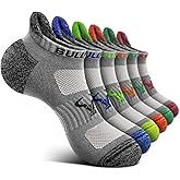 BULLIANT Women Ankle Socks, Active Low-Cut Sock Cushioned Footbed Arch Support for Running Walking Sneakers