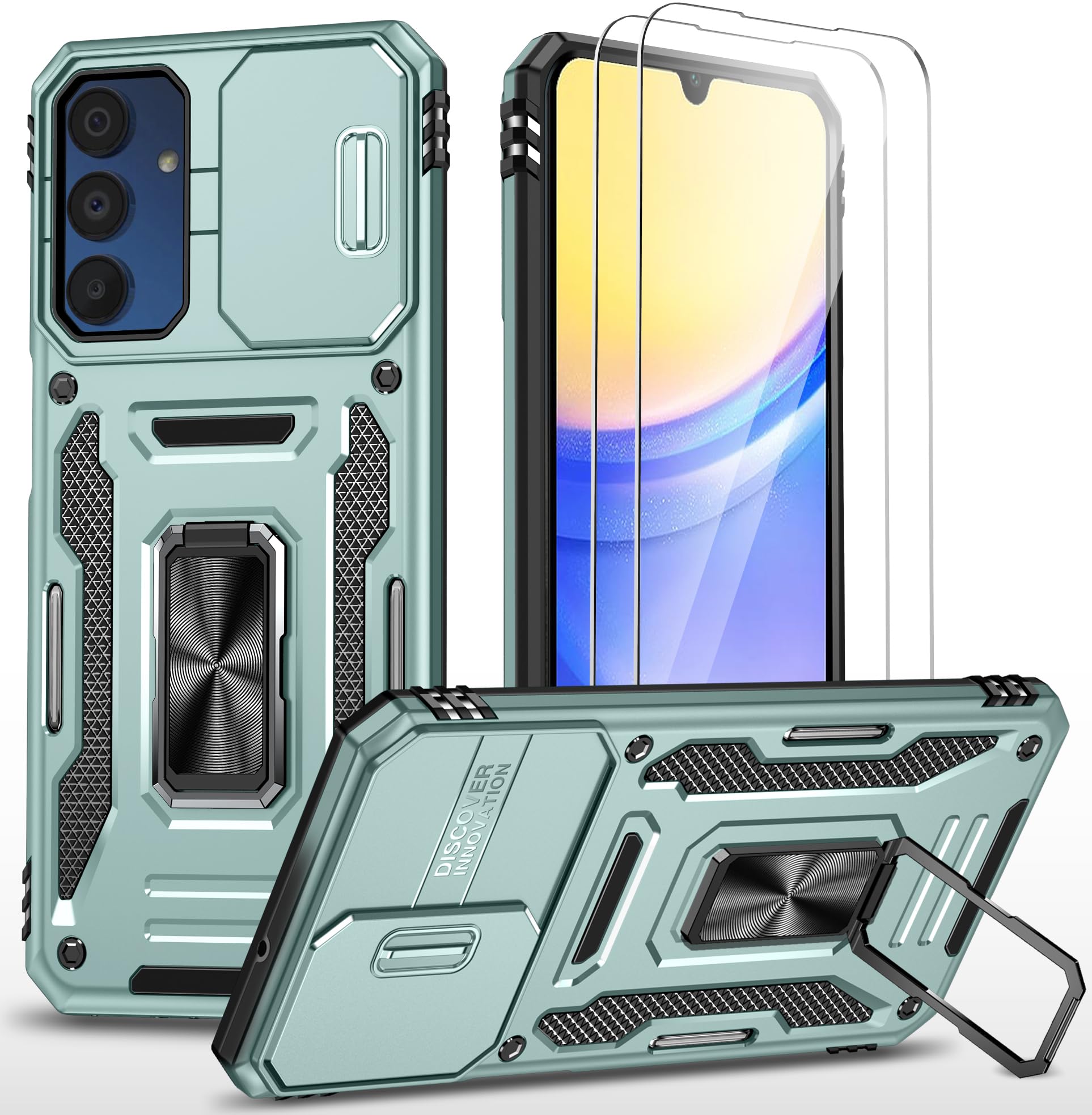 Ezanmull for Samsung Galaxy A15 5G Case with Slide