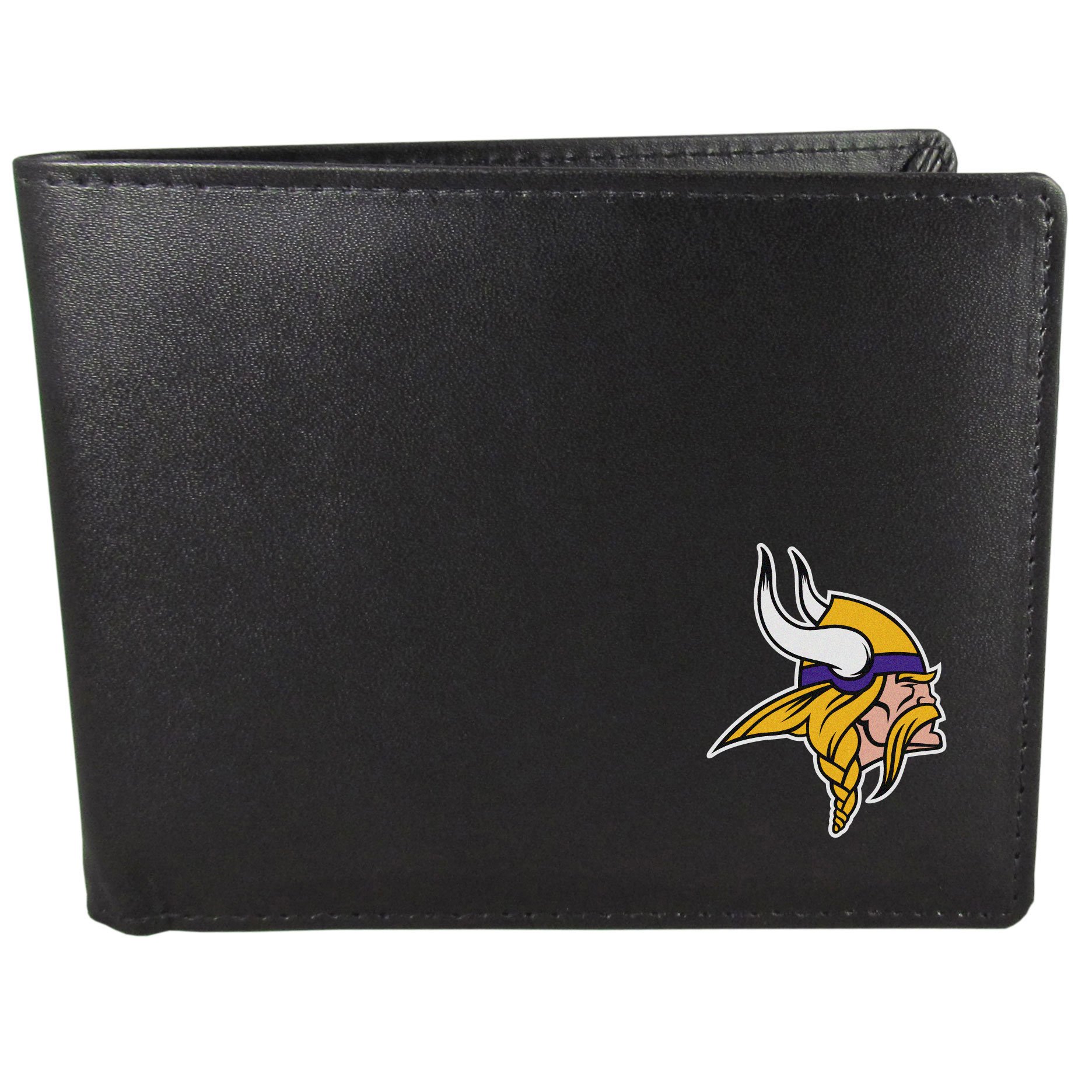 Siskiyou Sports NFL Mens Minnesota Vikings Bi-fold Wallet One Size Black