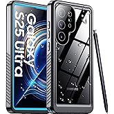 Temdan Designed for Samsung Galaxy S25 Ultra Case Waterproof, Built-in Lens & Screen Protector Military Grade Shockproof Dropproof IP68 Underwater Full Body Phone Case for Galaxy S25 Ultra 6.9"-Blue