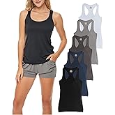 Women's Racerback Tank Tops | Ultra Soft & Stretch Spandex Sport Tanks | Multi Packs & Colors