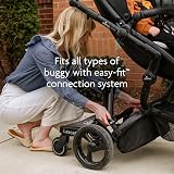 Lascal BuggyBoard Maxi+ Universal Buggy Board with Saddle Black view 4