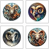 XERE 20 Pcs Aries Zodiac Sign Stickers, 2.5