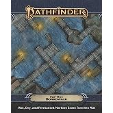 Pathfinder Flip-Mat: Boardwalk, 24x30 Double-Sided | Map Dry Erase Battle Grid, for Dungeon Masters and Players