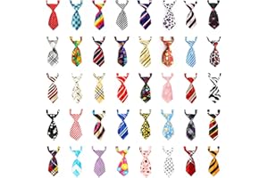 Segarty Dog Bow Ties, 40 Pack Bulk Neck Ties Costumes for Small Medium Dogs Puppy, Grooming Accessory Gift